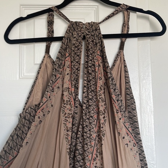 Rare Free People Merida Printed Maxi Dress in Ivory Combo - Picture 11 of 16